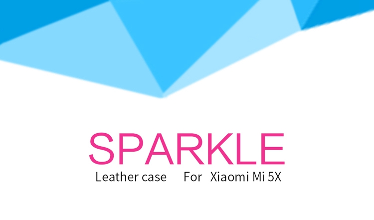 White Xiaomi Mi 5X/ Mi A1 Leather Case Nillkin Sparkle Protective Back Cover