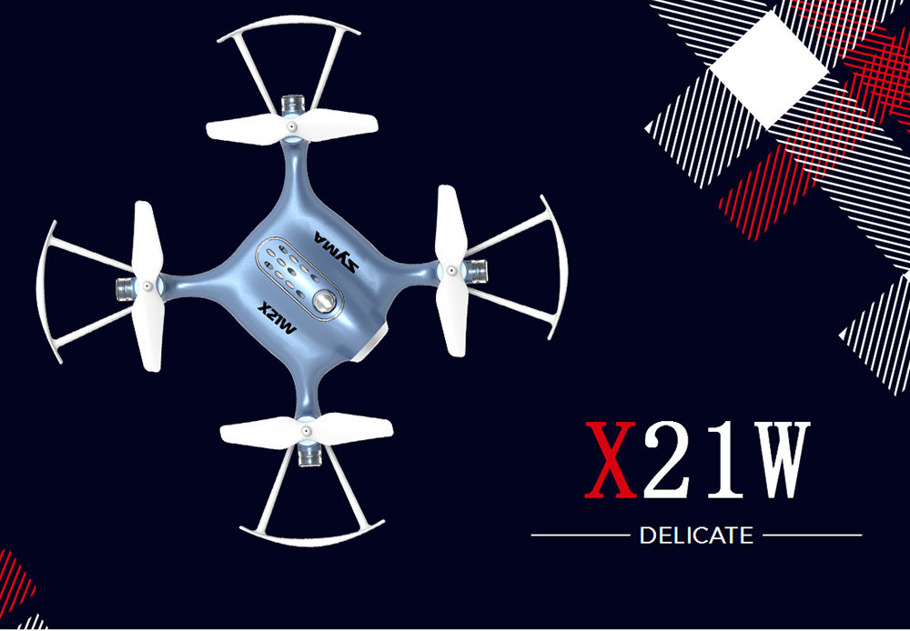 SYMA X21W WIFI FPV with HD Camera Altitude Hold Mode 4CH 6Aixs Gyro RC Quadcopter RTF - Gold