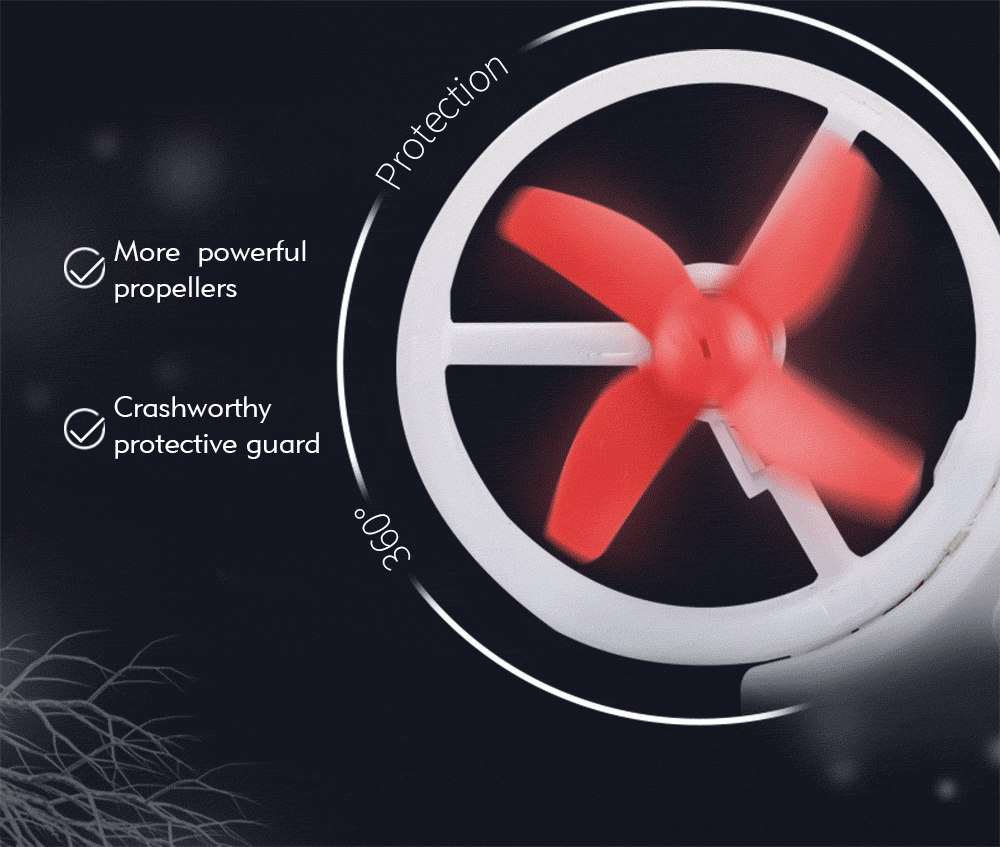 JJRC H67 Flying Santa Claus 2.4G 4CH 6-Axis Headless Mode Toy Brick RC Quadcopter RTF - White