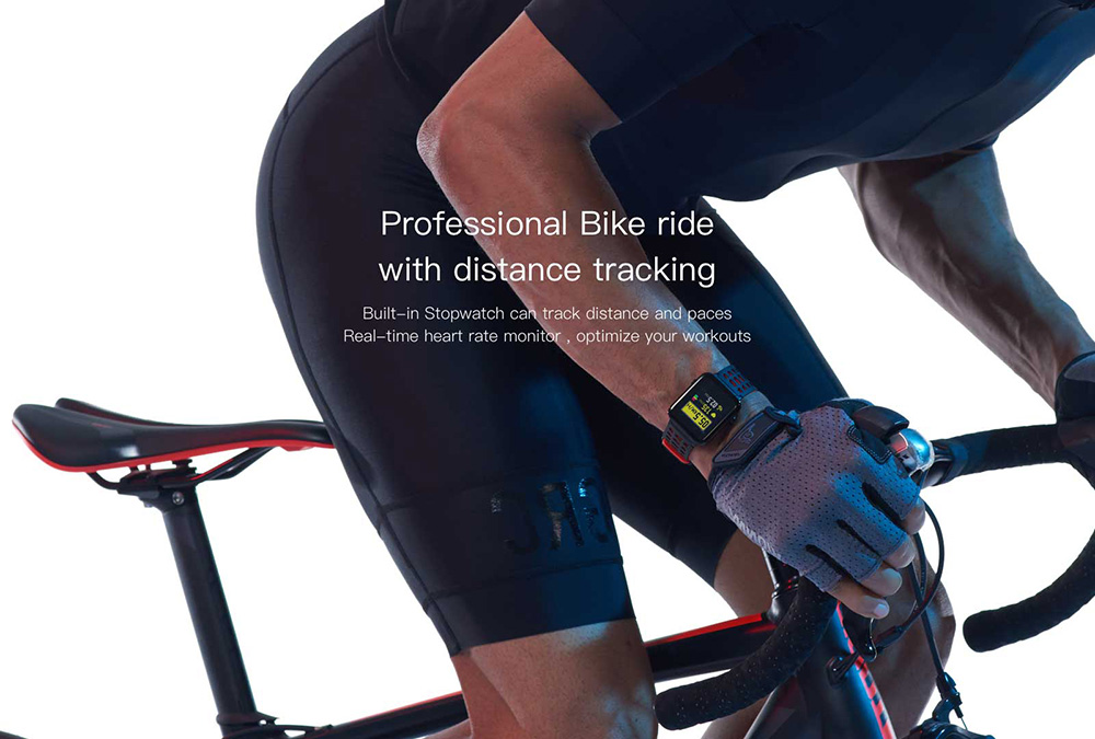 WeLoop Hey S3 1.28 Memory LCD Sports Smart Watch GPS+AGPS 50 meters Water Resistance Bluetooth 4.0 Heart Rate Sensor