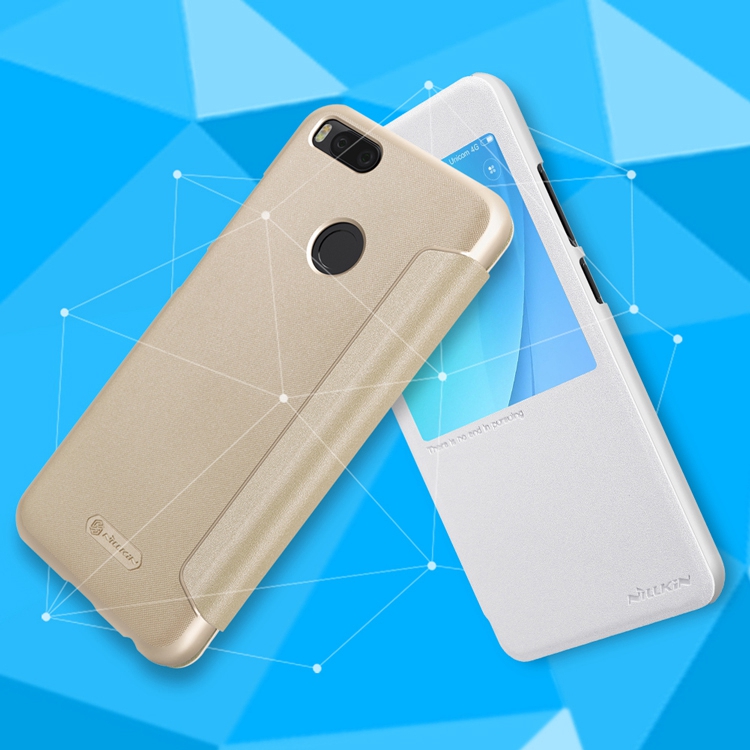 White Xiaomi Mi 5X/ Mi A1 Leather Case Nillkin Sparkle Protective Back Cover