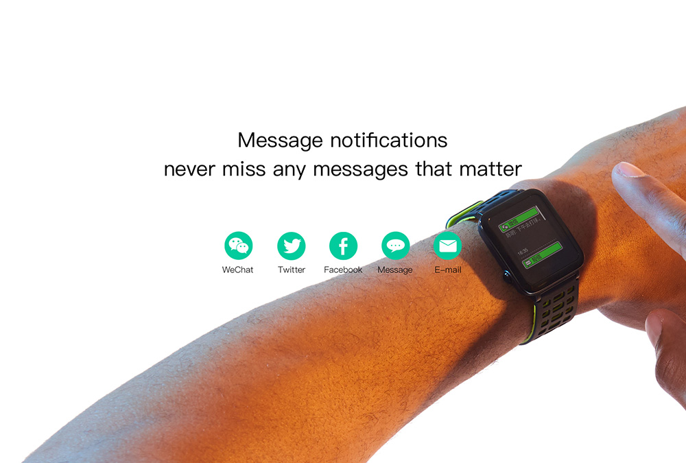 WeLoop Hey S3 1.28 Memory LCD Sports Smart Watch GPS+AGPS 50 meters Water Resistance Bluetooth 4.0 Heart Rate Sensor