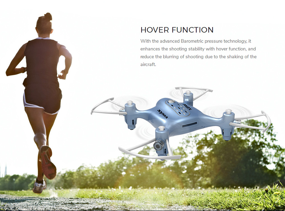 SYMA X21W WIFI FPV with HD Camera Altitude Hold Mode 4CH 6Aixs Gyro RC Quadcopter RTF - Blue