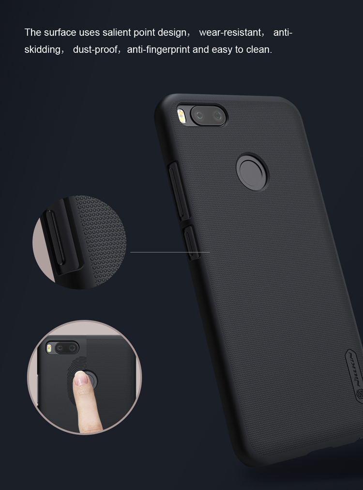 Black Xiaomi Mi 5X / Mi A1 Case NILLKIN Hard Protective Back Cover