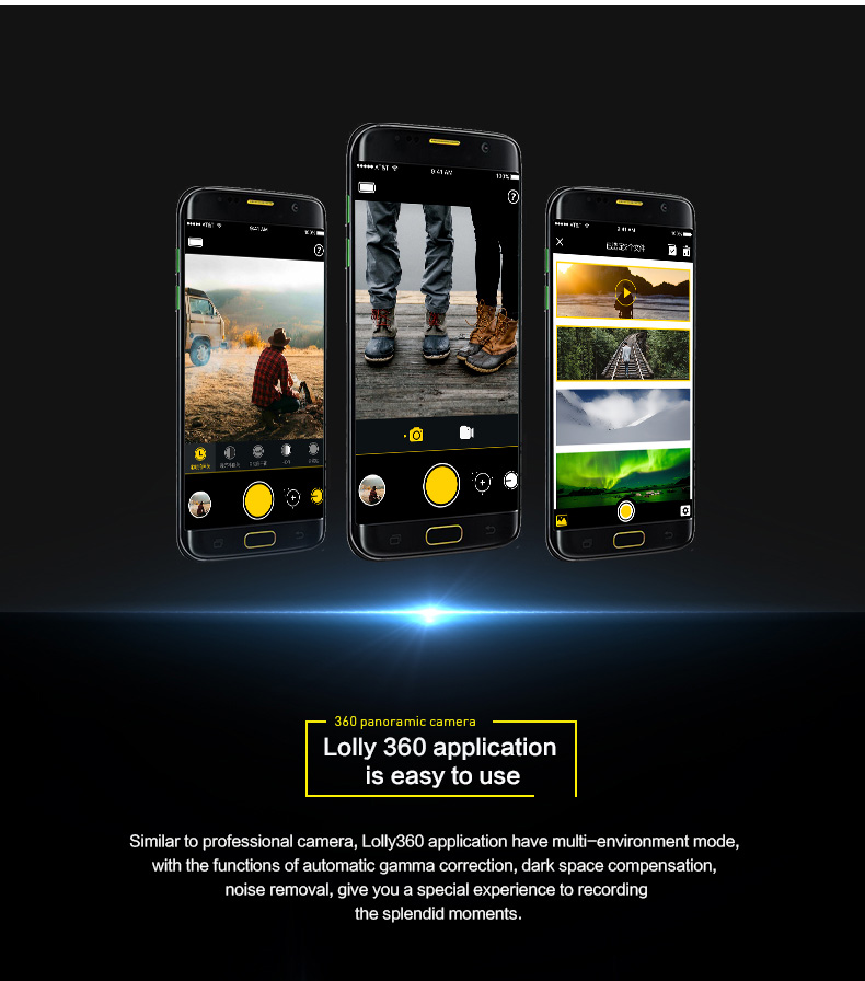 Virtoba CX-D6 3K 360 Degree FOV Panoramic Camera 1080P Mini Video Remote View Video Intercom Plug And Play For Android - Black