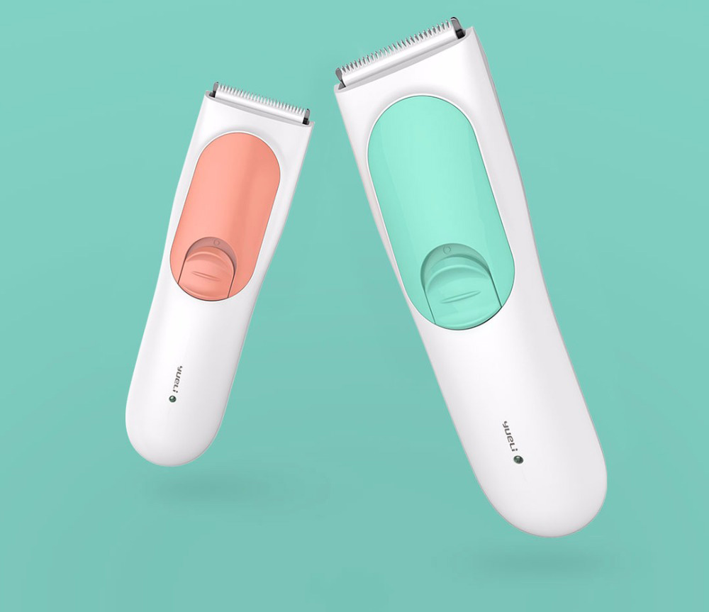 Xiaomi Yueli Electric Hair Clipper Safe Waterproof Silent Motor Rechageable Hair Cutter for Children -Orange