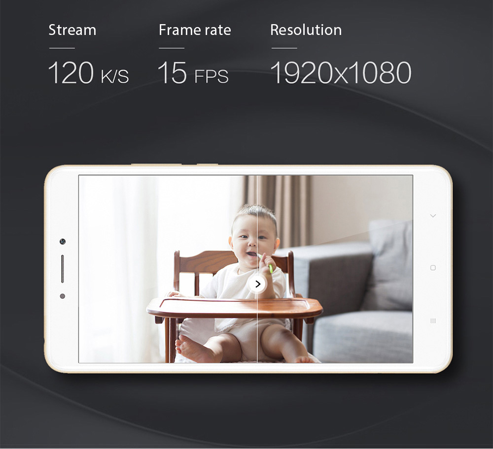 Original Xiaomi Dafang Smart 1080P WiFi IP Camera 1/2.7 inch CMOS Sensor 120 Degree FOV 8X Digital Zoom -White