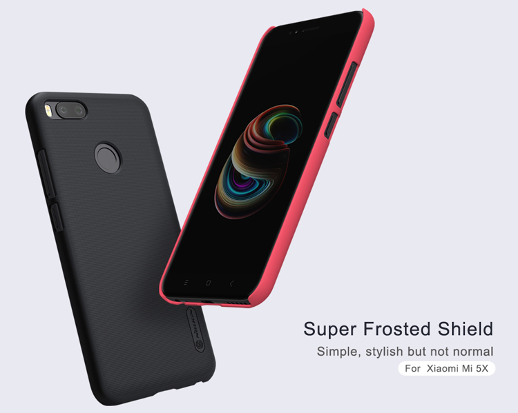 Black Xiaomi Mi 5X / Mi A1 Case NILLKIN Hard Protective Back Cover