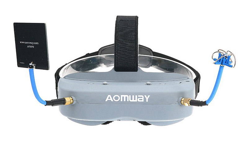 Aomway Commander Goggles V1 2D 3D 40CH 5.8G FPV Goggles Video Headset HDMI DVR Headtracker