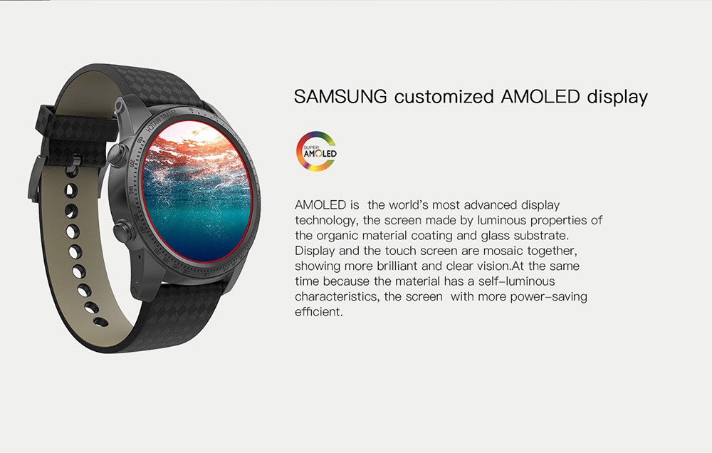 ALLCALL W1 3G Smartwatch Phone Android 5.1 MTK6580 Quad Core 1.3GHz 2GB RAM 16GB ROM GPS Bluetooth 4.0 - Tarnish