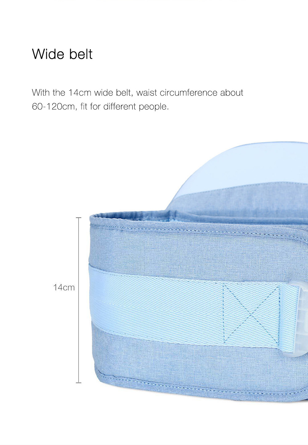 Xiaomi Mijia Xiaoyang Multi-functional Baby Carrier Hip Seat 360 Degree Ergonomic Spine Protection Backpack Kangaroo Rucksack -Blue