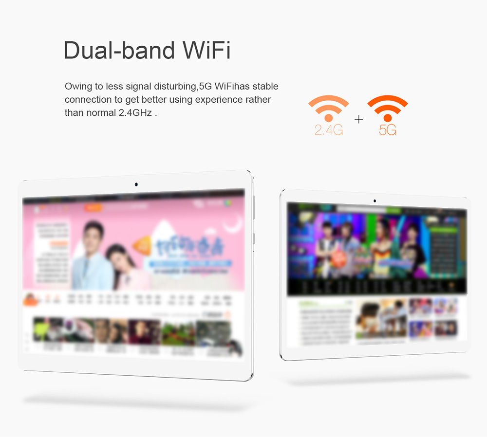 Teclast 98 10.1 Inch Screen Octa Core 1.5GHz Android 6.0 MT6753 Dual-band WIFI 2GB LPDDR2 RAM 32GB eMMC ROM - White