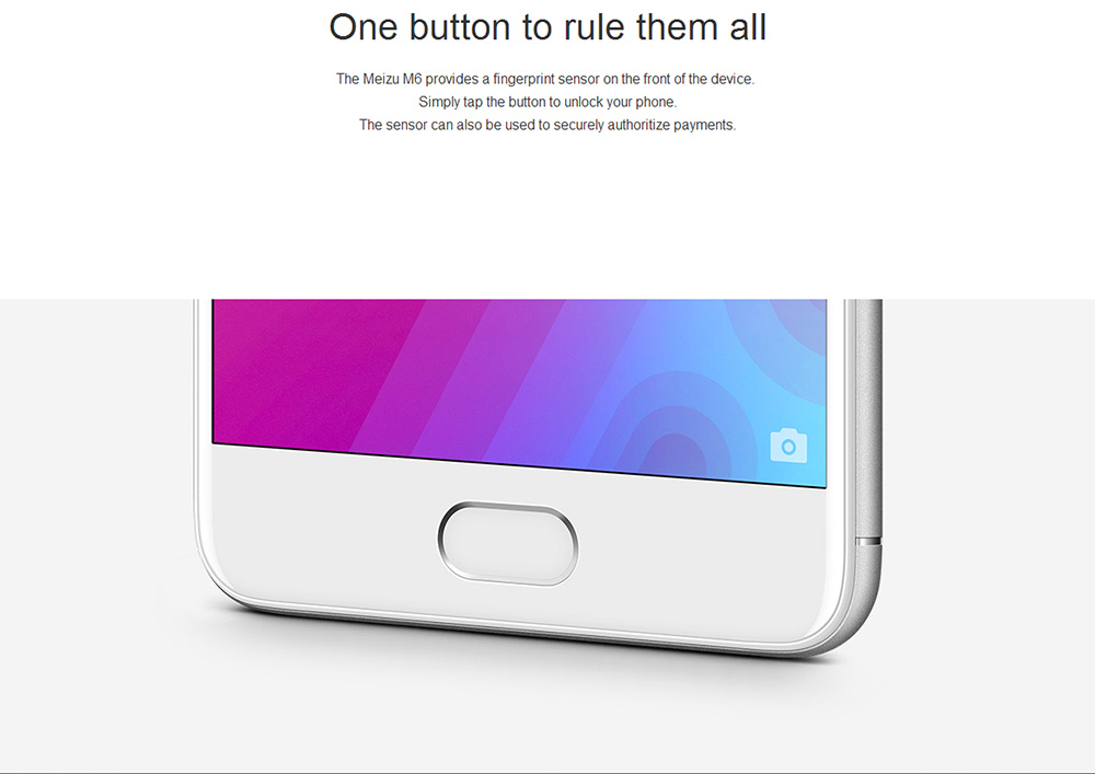 MEIZU M6 5.2 Inch 4G LTE Smartphone 8.0MP+13.0MP Cam 3GB 32GB MT6750 Octa Core Android 7.0 Touch ID IR Remote Control VoLTE - Gold
