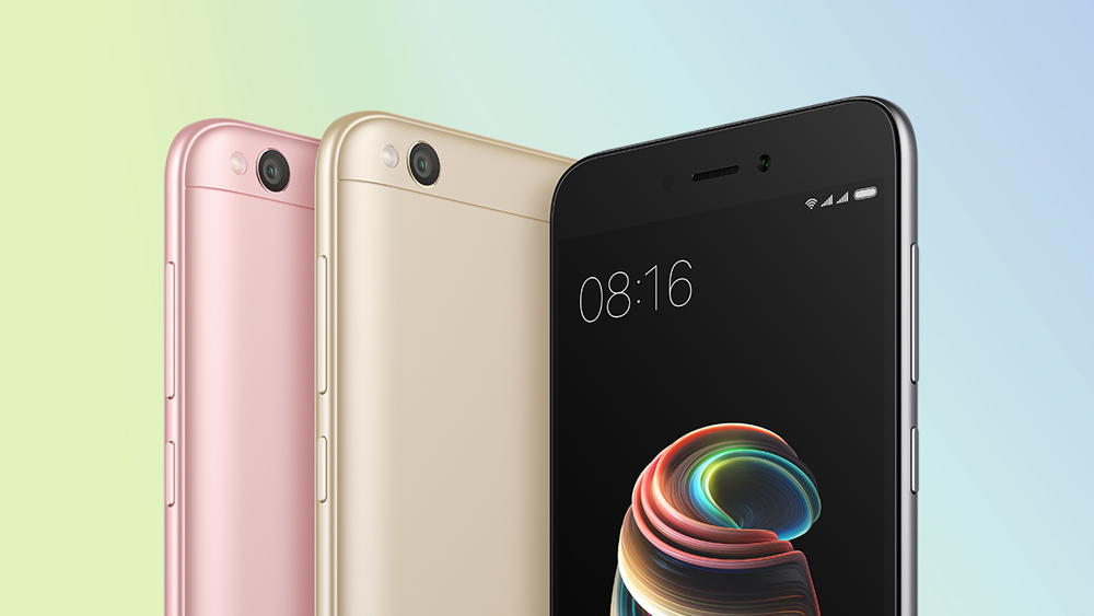 Xiaomi Redmi 5A 5.0 Inch 4G LTE Smartphone MIUI 9.0 Qualcomm Snapdragon 425 Quad Core HD Screen 2GB RAM 16GB ROM 13.0MP Cam - Champagne Gold