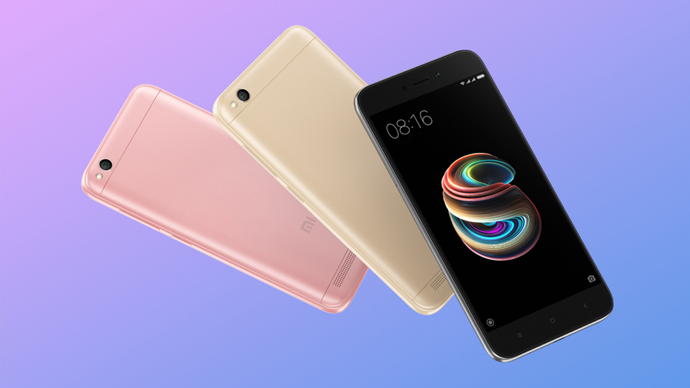 Xiaomi Redmi 5A 5.0 Inch 4G LTE Smartphone MIUI 9.0 Qualcomm Snapdragon 425 Quad Core HD Screen 2GB RAM 16GB ROM 13.0MP Cam - Champagne Gold