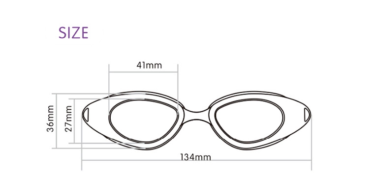 WHALE Swimming Goggles Soft Durable Silicone Anti-Fog Swimming Glasses for Adult - Blue
