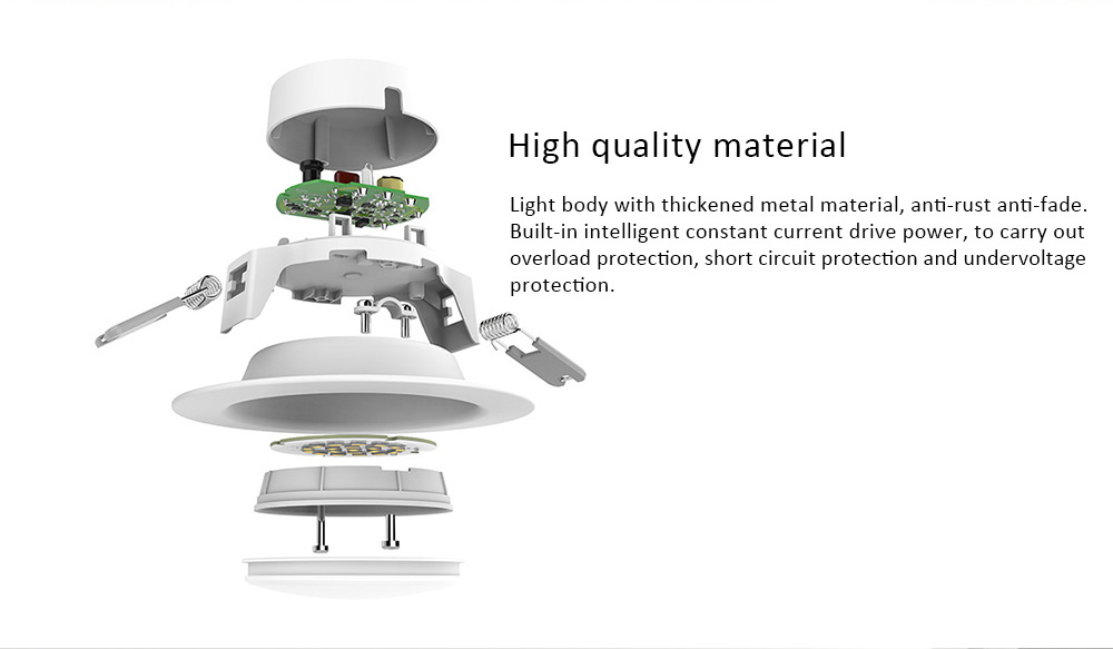 Xiaomi Mijia Yeelight Downlight Warm Yellow Light 3000K Corridor Lamp LED Ceiling Light