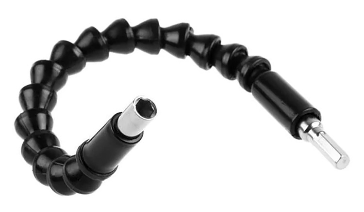295mm Flexible Shaft Screwdriver Bit Extension Screwdriver Bit - Black