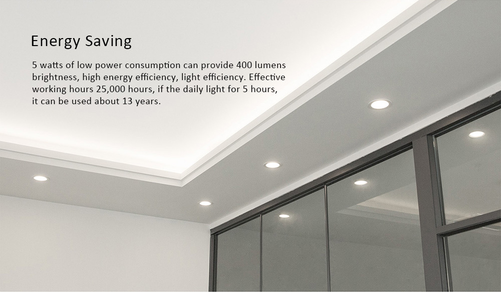 Xiaomi Mijia Yeelight Downlight Warm Yellow Light 3000K Corridor Lamp LED Ceiling Light