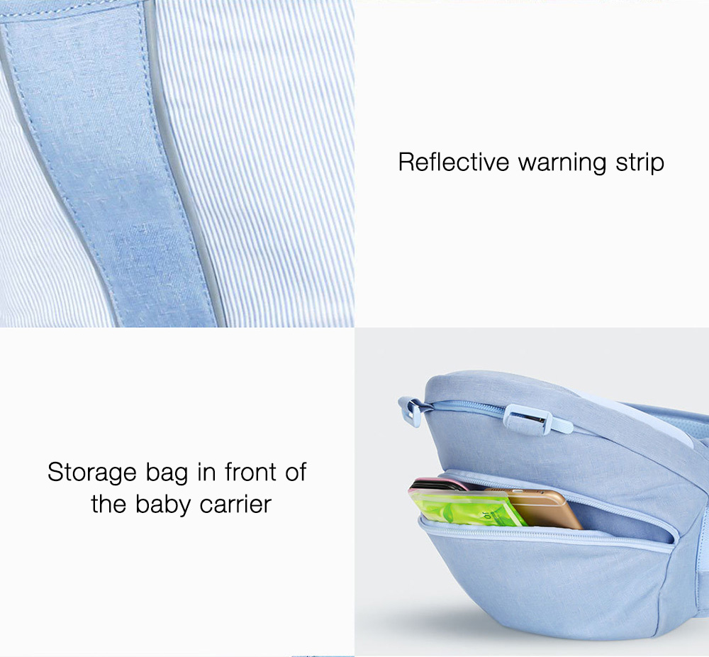 Xiaomi Mijia Xiaoyang Multi-functional Baby Carrier Hip Seat 360 Degree Ergonomic Spine Protection Backpack Kangaroo Rucksack -Blue