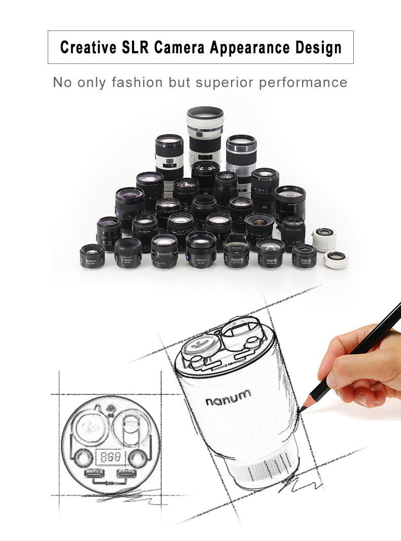 Nanum KXQ01 Car Charger Aroma Diffuser Cup Holder Car Cigarette Lighter Socket Car Air Purifier Dual USB Ports - Gray