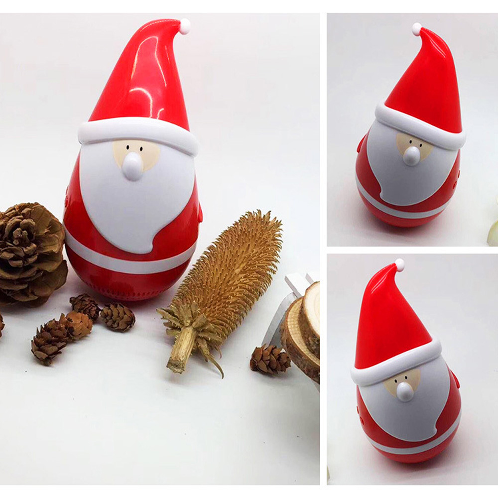 Wireless Bluetooth Mini Speaker Touch Sensor Tumbler Santa Claus Christmas Gift