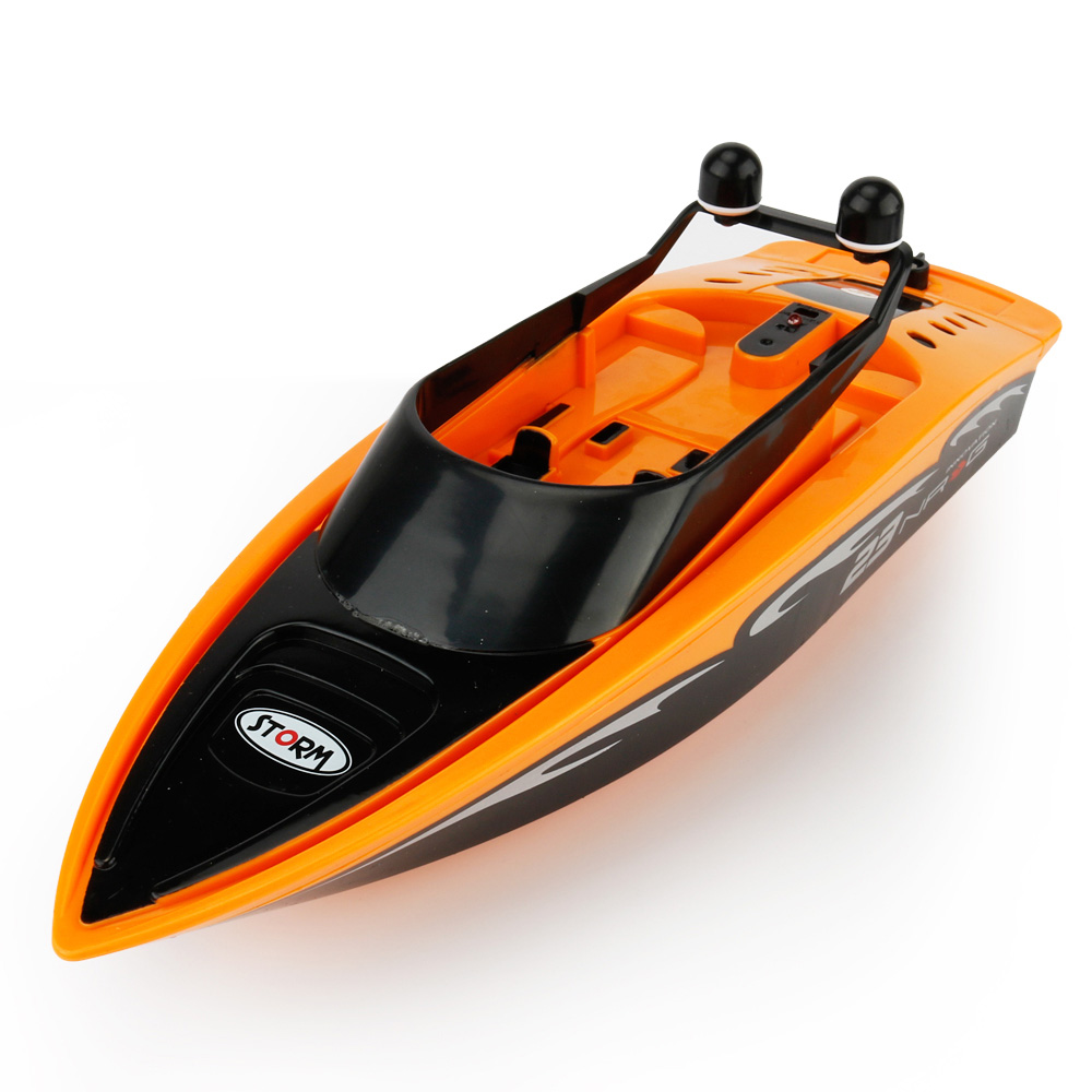CREATE TOYS 3323 2.4G 4CH Brushed RC Racing Boat RTR - White