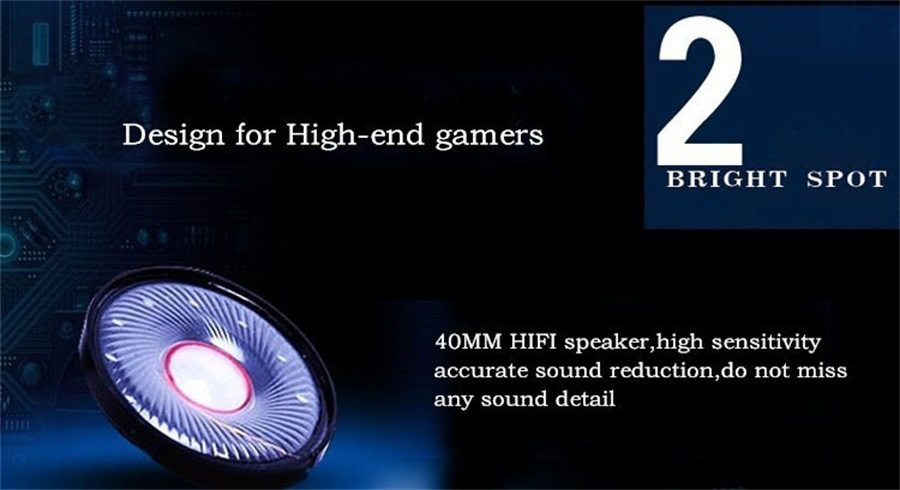 SADES SA-810 Gaming Headphones with Mic Stereo Bass Noise Canceling - Black + Blue