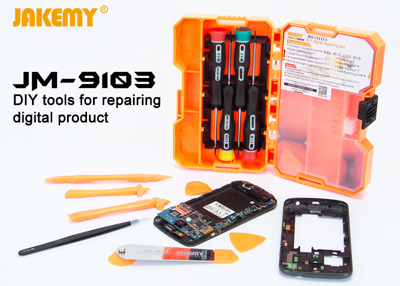 JAKEMY JM-9103 18 in 1 Multi-function Screwdriver Set