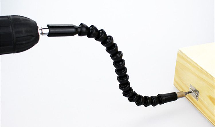 295mm Flexible Shaft Screwdriver Bit Extension Screwdriver Bit - Black