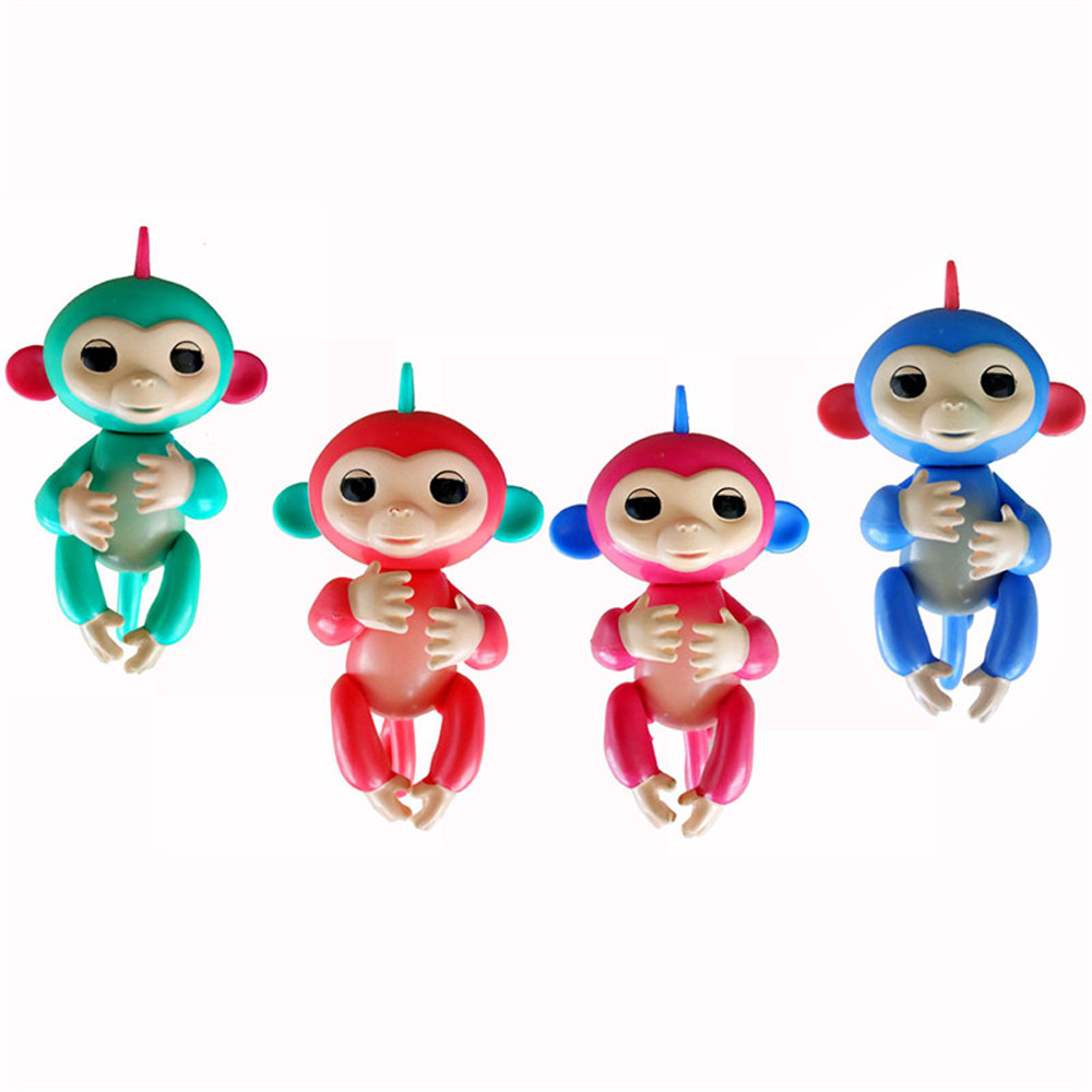 Fingerlings Baby Monkey Fingerlings Children Gift Toys - Rose Red