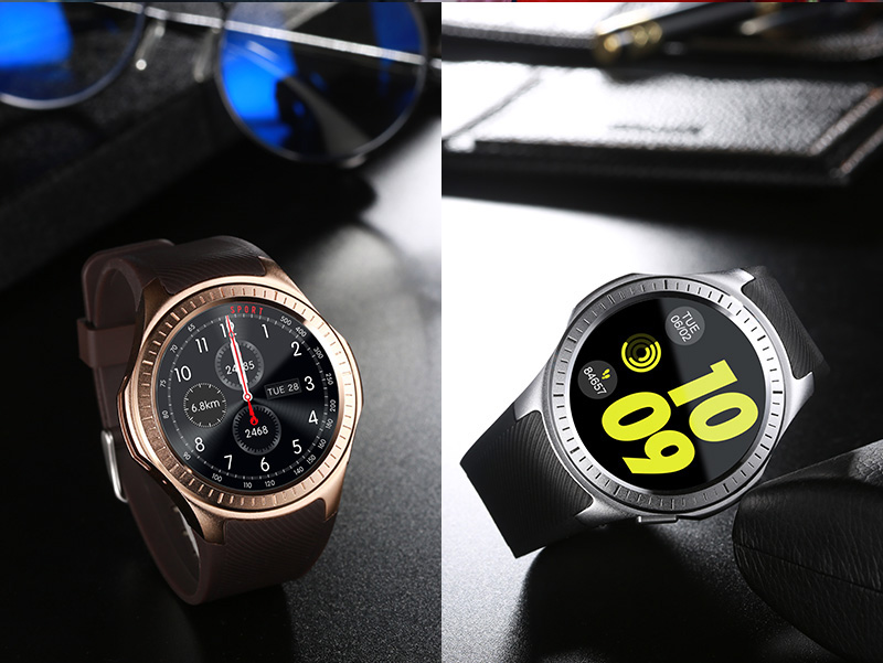 L1 GPS Bluetooth MTK2503 64MB RAM 128MB ROM 16GB TF Card SMS Reminder Siri Multi-mode Sports Smart Watch - Black