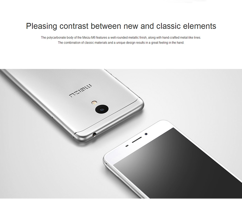 MEIZU M6 5.2 Inch 4G LTE Smartphone 8.0MP+13.0MP Cam 3GB 32GB MT6750 Octa Core Android 7.0 Touch ID IR Remote Control VoLTE - Blue