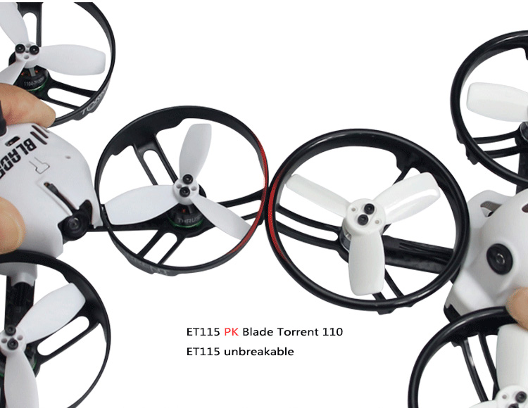 KINGKONG ET100 Micro FPV Racing with 800TVL Camera PIKO BLX FC 5.8G 16CH VTX PNP - DSM2 Receiver