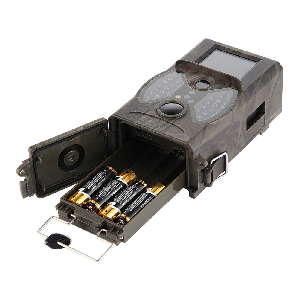 HC-350A Trail Camera 2.0' Color LCD Display 60 Degree Wide Angle 16MP 1080P Infrared Night Vision Wildlife Camera Time Lapse - Camouflage