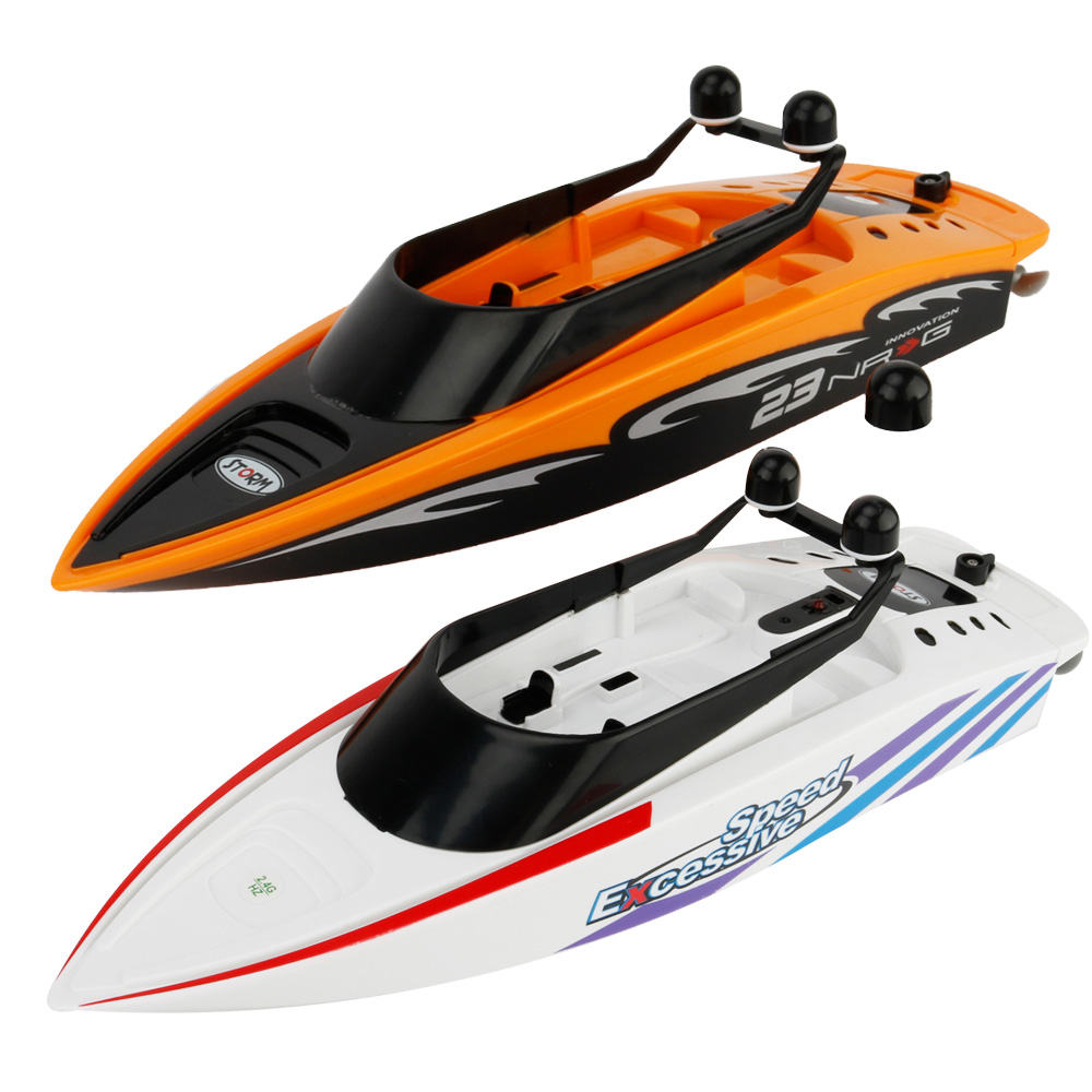 CREATE TOYS 3323 2.4G 4CH Brushed RC Racing Boat RTR - White