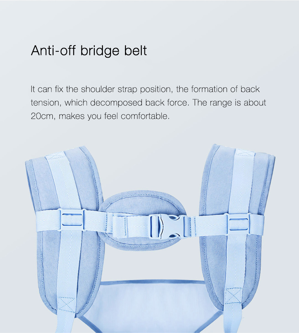 Xiaomi Mijia Xiaoyang Multi-functional Baby Carrier Hip Seat 360 Degree Ergonomic Spine Protection Backpack Kangaroo Rucksack -Blue