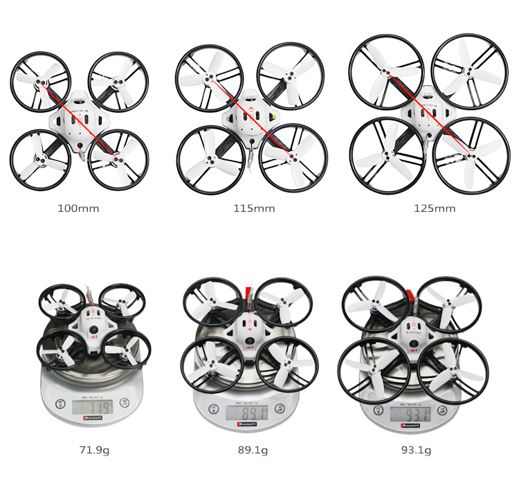 KINGKONG ET100 Micro FPV Racing with 800TVL Camera PIKO BLX FC 5.8G 16CH VTX PNP - DSM2 Receiver