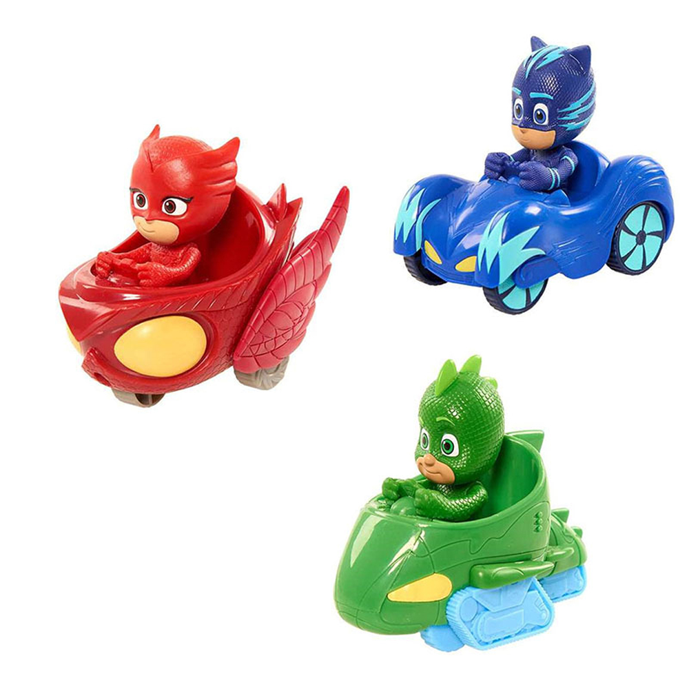 PJ Masks Action Figure Toys Owlette with Car Birthday Gift Toy - Red
