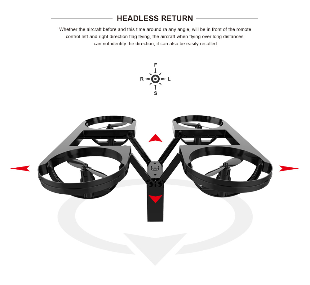 TYRC TY6 WIFI FPV Foldable Drone with 720P HD Camera Altitude Hold Mode RC Quadcopter BNF - Black