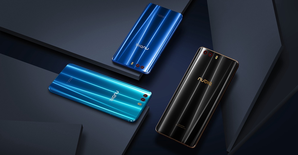 ZTE Nubia Z17miniS 5.2 Inch 4G LTE Smartphone 6GB 64GB Four Cameras Snapdragon 653 Octa Core Android 7.1 Touch ID NFC - Navy Blue
