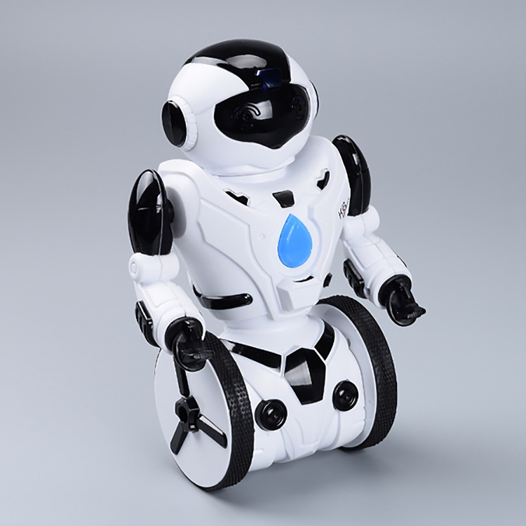 JXD 1016C RC Robot 2.4G Intelligent Combat Dancing Gesture Sensor Control RTR - White + Black