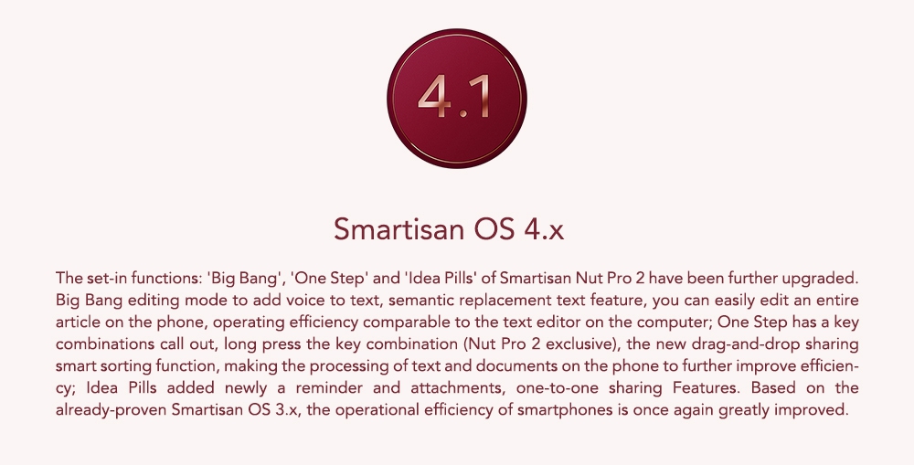 Smartisan Nut Pro 2 5.99 Inch 4G LTE Smartphone 18:9 Aspect Ratio FHD Screen 6GB 64GB Snapdragon 660 Octa core Dual Rear Camera - Gold