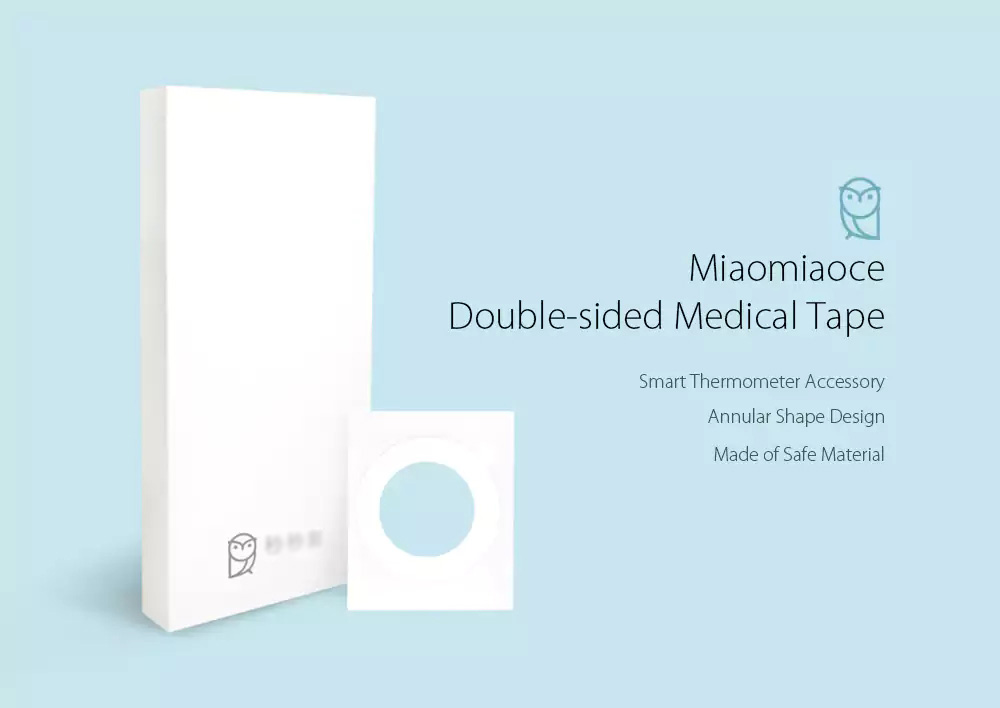40PCS Xiaomi Mijia 3M Double-sided Medical Tape for Xiaomi Mijia Digital Baby Thermometer -White