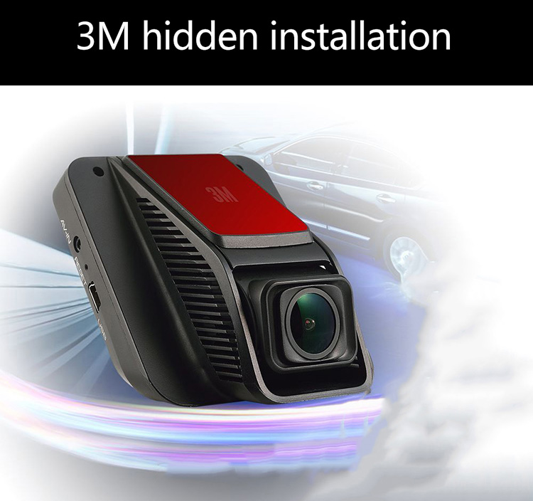 Anytek A50 NT96658 SONY IMX323 2.45 Inch LCD Dash Camera 1080P WiFi 170 Degrees Wide Angle Night Vision Car DVR - Black