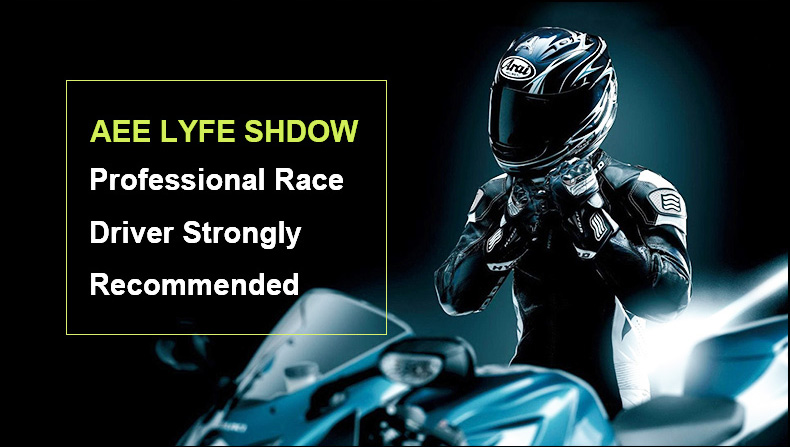 AEE LYFE SHADOW Ambarella A12 Sony IMX078 Diving Action Camera 4K 30FPS WiFi 140 Degree Wide Angle 1050mAh - Black