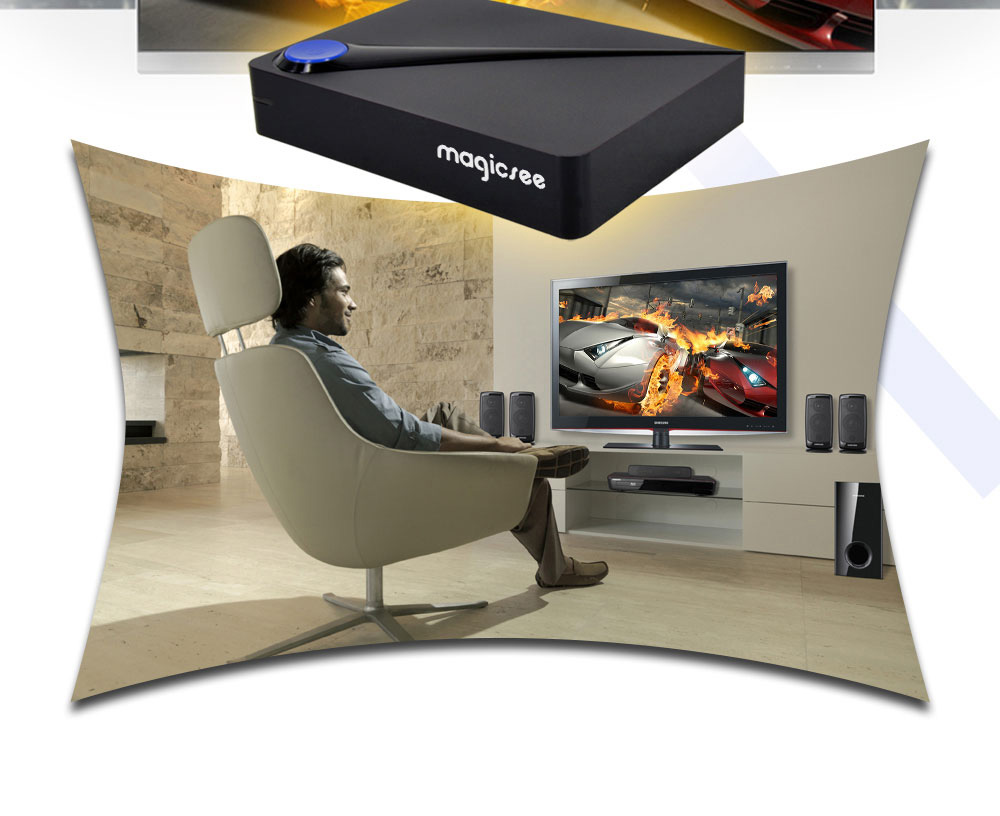 Magicsee C300 DVB-T2/S2 DVB-C Android 7.1 Amlogic S905D 2GB/16GB TV BOX 802.11AC WIFI LAN KODI Bluetooth