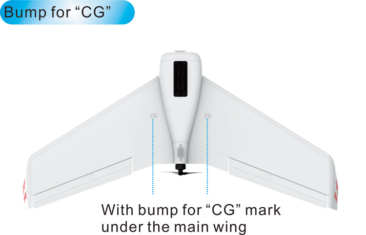 Sonicmodell F1 Wing FPV EPP 833mm Wingspan Racing Wing RC Airplane - PNP