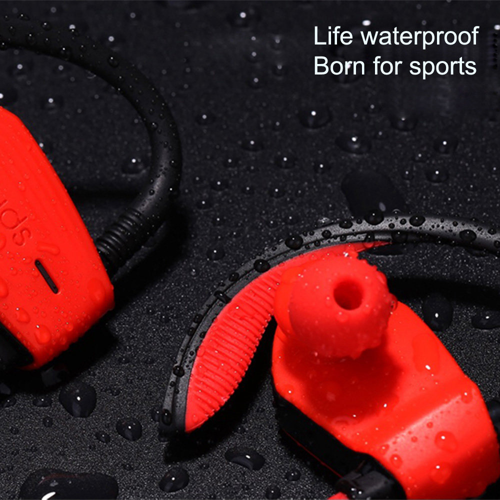 Qbuds SH810 In-ear Bluetooth Sports Earbuds HiFi CVC 6.0 Noise Cancelling - Red
