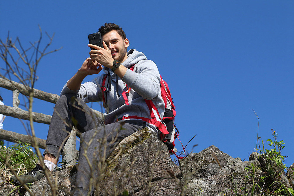 NO.1 F5 Smart Watch Nordic NRF52832QFAA Health Tracker GPS IP67 Water Resistant Heart Rate Detection Bluetooth 4.2 - Black Grey